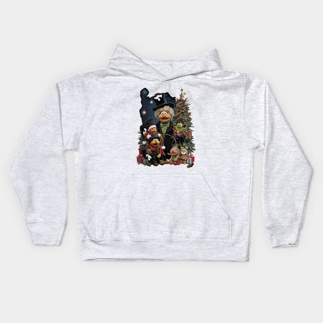 Muppet Christmas Carol Kids Hoodie by Prime Quality Designs